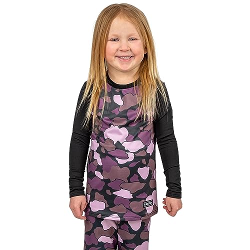 BlackStrap S-BL-K-U-T-THR-CLOBER-4-L Kids Therma Top Cloudcam Berry L4