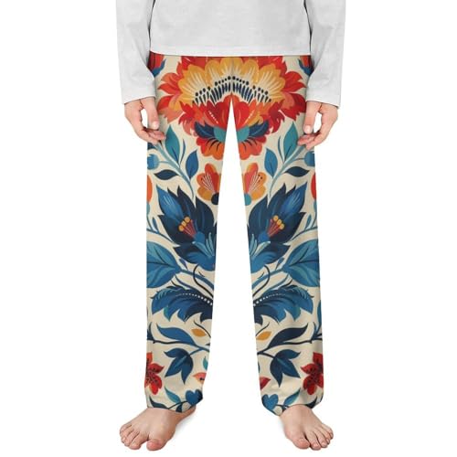 Polish Folk Art Floral PatternChildren's Casual Pajamas140CM