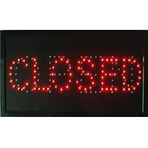 Chenxi Open & Closed 2 In 1 Led Sign Store Neon Business Bar Shop Closed Light On/Off Switch 48 X 25 Cm (48 X 25 Cm, Open&Closed) #TOP2