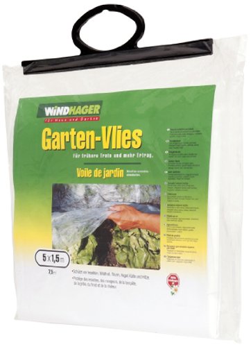 Preisvergleich Produktbild Windhager 06259 Garten-Vlies 5 x 1,5 m, weiß