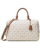 MICHAEL Michael Kors Women's Kirby Large Satchel Vanilla Handbag