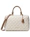 MICHAEL Michael Kors Women's Kirby Large Satchel Vanilla Handbag