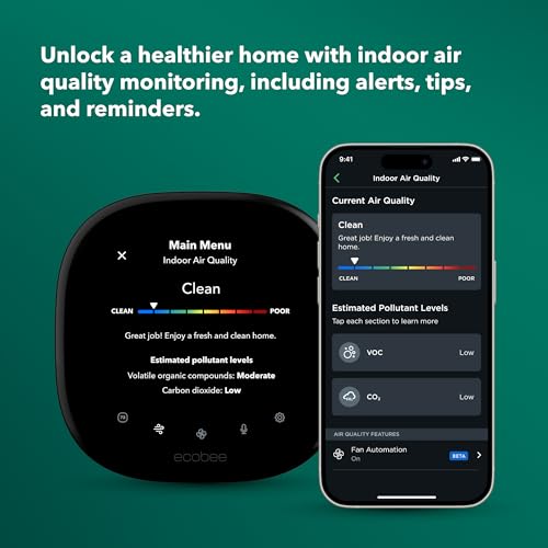 Smart WiFi Thermostat with Remote Sensors