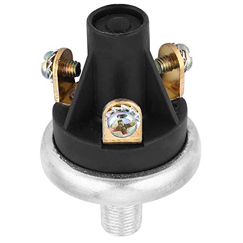 AUNMAS Low Oil Pressure Alarm Switch, 1/8-27 NPT Thread Adjustable Switch, 3-Point Wiring Compatible Analog Sensor for Generator and Industrial Engine
