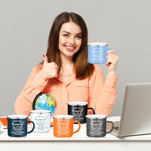 Sieral AE-SIERAL-2922 Employee Appreciation Gift 12 Oz Enamel Coffee Mugs Bulk Thank You Gifts Mugs Christmas Gift thumb #6