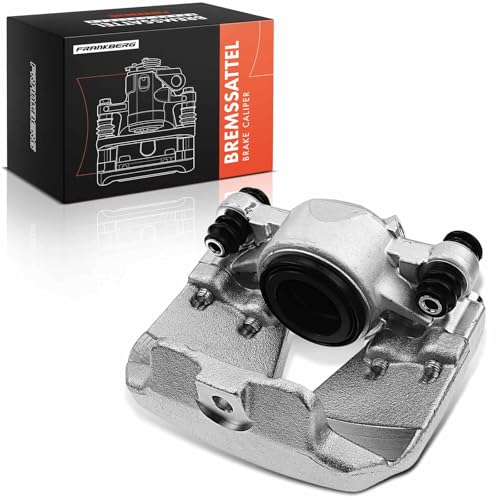 Frankberg Brake Caliper Aluminium Front Left Compatible with A4 Avant 8K5 A4 8K2 A5 Sportback 8TA A5 8T3 A5 Cabriolet 8F7 Replace# 344866, 8T0615123D