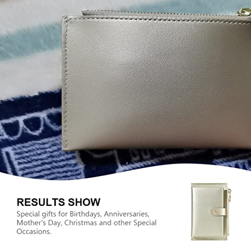 Credit Card Wallet for Women Multi-card Slot Purse Purse Wristlet Wallet Women Change Pu Zipper Holder Easy Management3