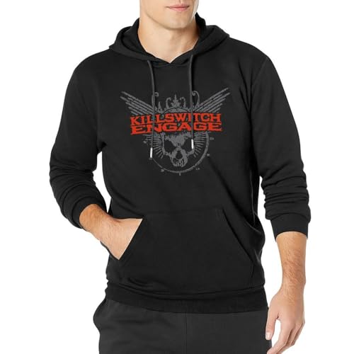 TIMELESS Mens Long Sleeve Pullover Hoodie Fashion Funny Athletic Hooded Sweatshirts with Front Kangaroo Pocket3