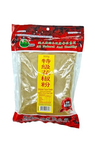 Heng Fai Schezwan Pepper Powder | Finely Ground Sichuan Peppercorn Seasoning with Unique Numbing Citrus Flavour | Ideal for Stir-Fries, Hot Pot, and Asian Cooking Recipes | 500g Pack