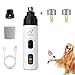 Electric Dog Nail Grinder - USB Rechargeable Electric Nail Trimmer with 3 Diamond Grinding Heads for Small to Large Dogs & Cats