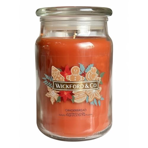 Luxury Gingerbread Candle Warm Spiced Home Fragrance with Long Burn Time