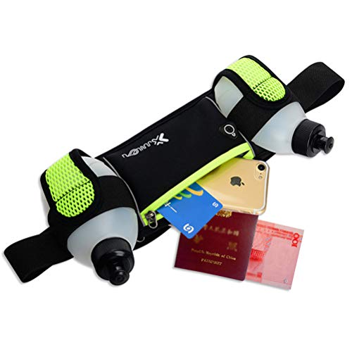 Lioobo 1 bolsa de cintura para chaleira à prova d'água esportiva pochete pochete para exercícios de