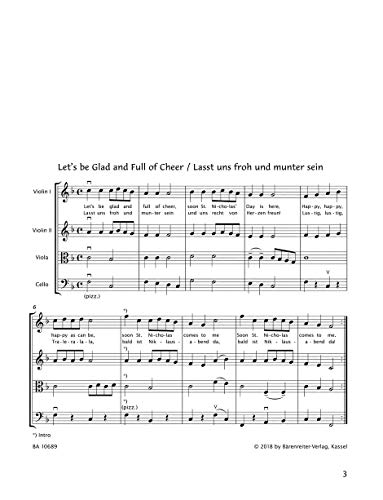 Conjunto de cordas de Natal para iniciantes (pontuação de jogo)