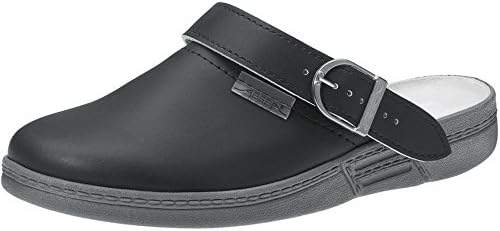 Abeba Leather Clog Black Size 46