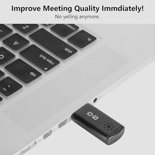 DUNGZDUZ Microphone for Computer (pc & Desktop), High Sensitivity for Clear Call, Plug-and-Play, High Gain, Cordless Mini-Sized Portable, Ideal for Work & Study by DUNGZDUZ - Image 3