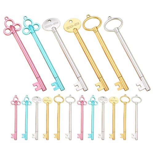 Lurrose 18 bolígrafos de gel con forma de llave