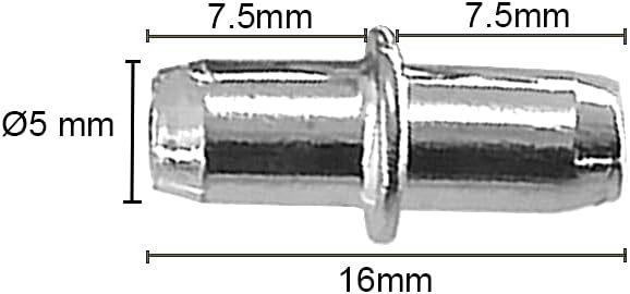 LIKERAINY Shelf Support Pins Studs Strong Little Pegs Plug in for diameter 5mm Hole of Wooden and Glass Board Kitchen Cupboard Wardrobe Cabinet Load Capacity 50kg (Pack of 150) - Image 3