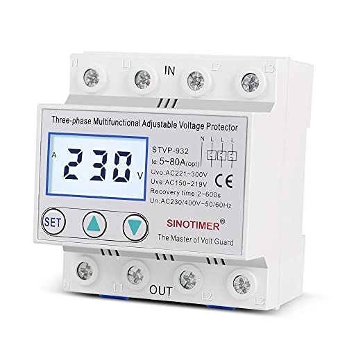 Disjoncteurs électriques triphasés pour éviter les pannes de surtension AC 380V