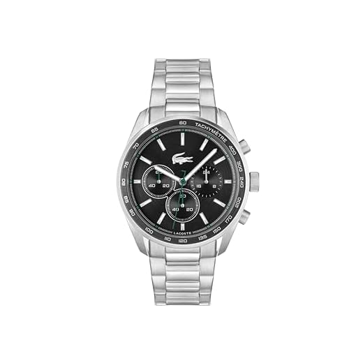 Lacoste Reloj Cronógrafo de Cuarzo para Hombre Colección Boston Collection con Correa en Acero Inoxidable con Correa en Acero Inoxidable - 2011347