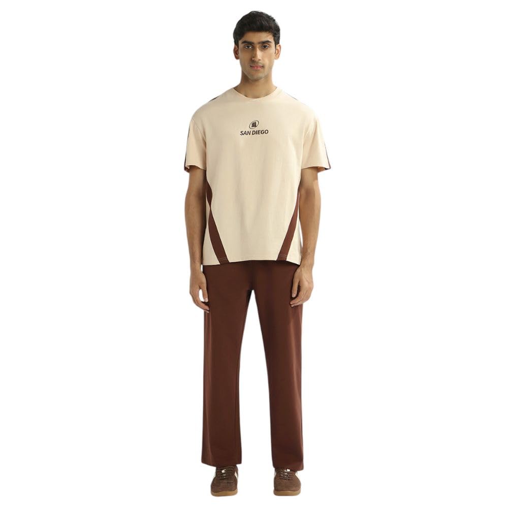 nobero Men Oversized Fit Co-ord Set(1M-LWCS-R0209-SA4_Sand_L)-picture-39