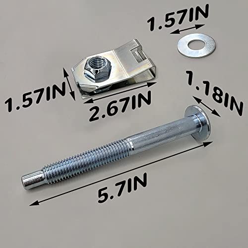 image for Dimeani F250 Bed Bolts Truck Bed Mounting Bolt Nut Hardware Kit Hardwa