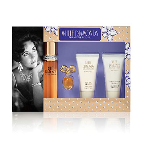 WHITE DIAMONDS by Elizabeth Taylor 4 Piece Gift Set with 1.7 EDT SPRAY for Women | Amazon price tracker / tracking, Amazon price history charts, Amazon price watches, Amazon price drop alerts