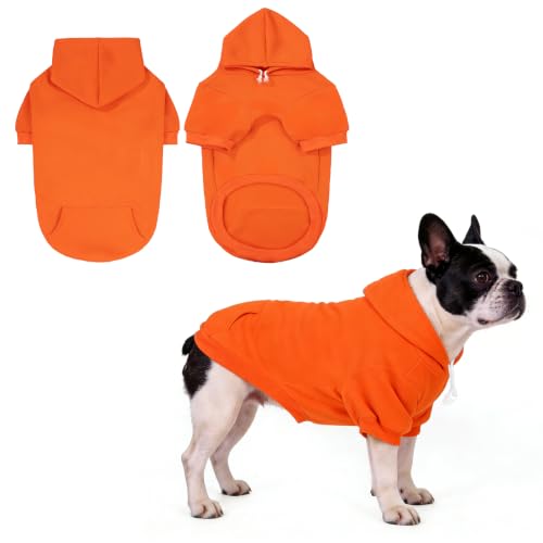 KOOLTAIL Fall Dog Clothes Thanksgiving Pet Hoodie Sweater for Medium Dogs,M