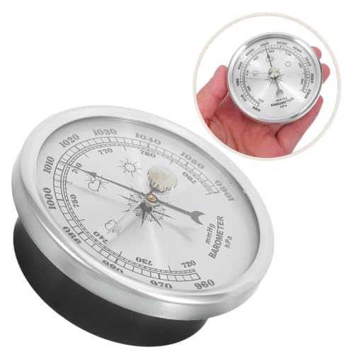 Alasum Analog Barometer Weather Station with Wall Mounted Design and Real Time Pressure Monitoring, Aluminum-Magnesium Alloy and Acrylic Construction, for Classroom Demonstrations - Image 9