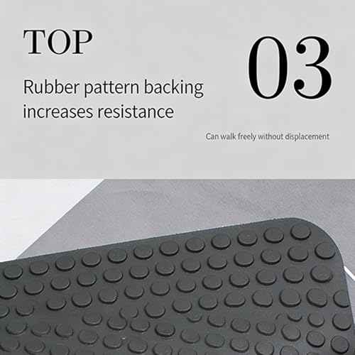 Tapis de douche antidérapant boue de diatomées 80x120cm salon