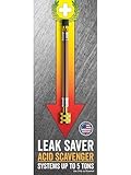 Leak Saver HVAC Acid Scavenger with UV Dye – AC Acid Neutralizer & Leak Detection Dye – Direct Inject for Systems Up to 5 Tons - Made in the USA