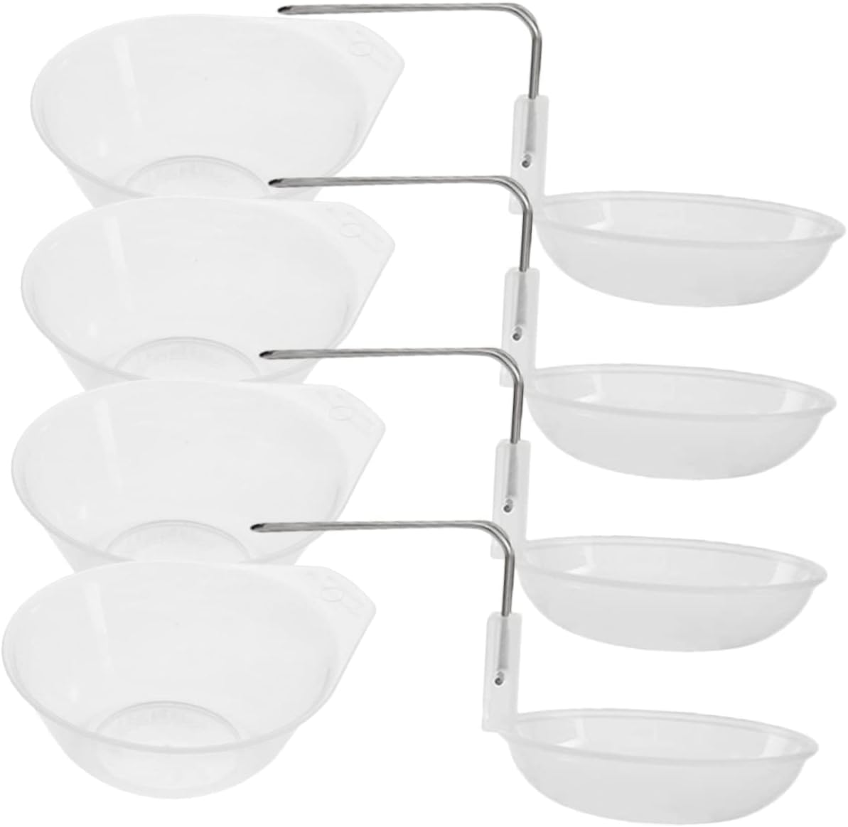 1set Portable Reusable Soup Bowls and Spoons Lightweight Camping Dining Outdoor Use Scratch-Resistant Plastic for Easy Cleaning and Versatile Meals