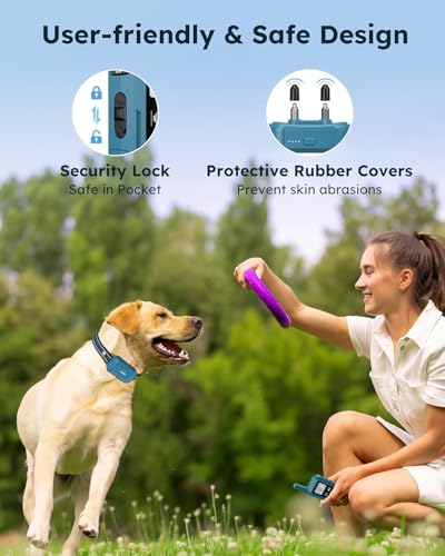 Jugbow Dog Shock Collar - 4200FT Dog Training Collar with Remote, IPX8 Waterproof Electric Collar with 4 Training Modes, Security Lock, Rechargeable e-Collar for Dogs 10-120lbs - Image 7