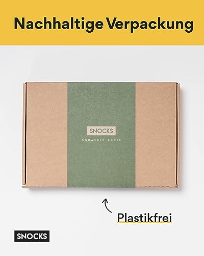 Wintersocken von Snocks im 2er-Pack für Damen, Norweger Design