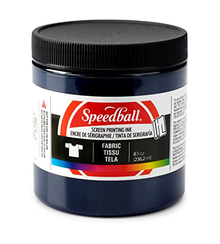 Speedball Fabric Screen Printing Ink, 8-Ounce, Blue Denim, 237 ml