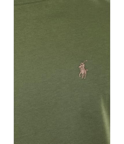 Image of POLO RALPH LAUREN, Men's, Classic Fit Jersey Crewneck T-Shirt, Supply Olive, XX-Large