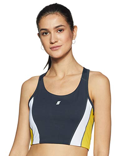 Amazon Brand – Symactive Women’S Full Cup Sports Bra (Symact-Sb03_Charcoal_Medium)
