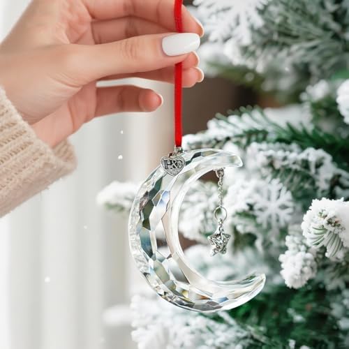 Amazon.com: H&D HYALINE & DORA 2026 Christmas Moon Ornament