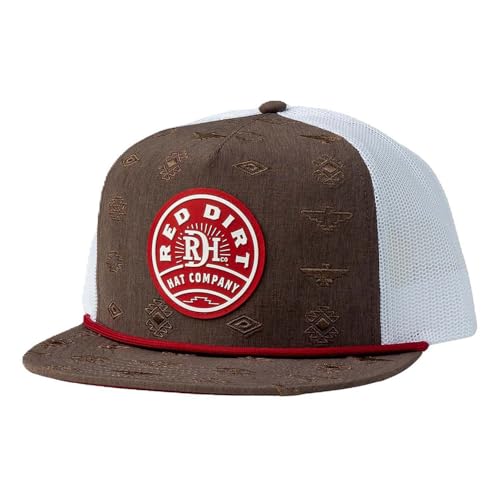 Image of Red Dirt Hat Company The Ruins Brown /White Cap