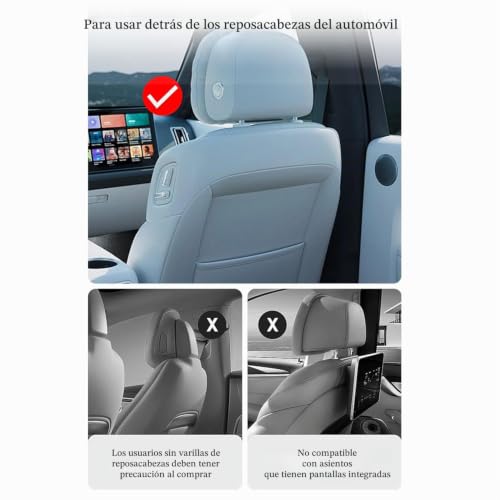 Miniatura 8 de Ratstone Mesa De Coche,Mesa De Asiento Trasero Plegable Multifuncional,Manteles Plegable Para Coche Con Portavasos Y Bandeja,Desmontables,Para Niños,Viajes,Trabajo,Comidas Capacidad De Carga 20 Kg