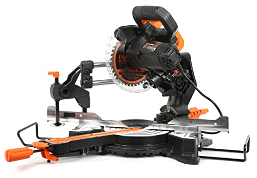 WEN MM0713 9.5-Amp 7.25-Inch Single Bevel Compact Sliding Compound Miter Saw with LED Cutline Guide, Black thumbnail 2