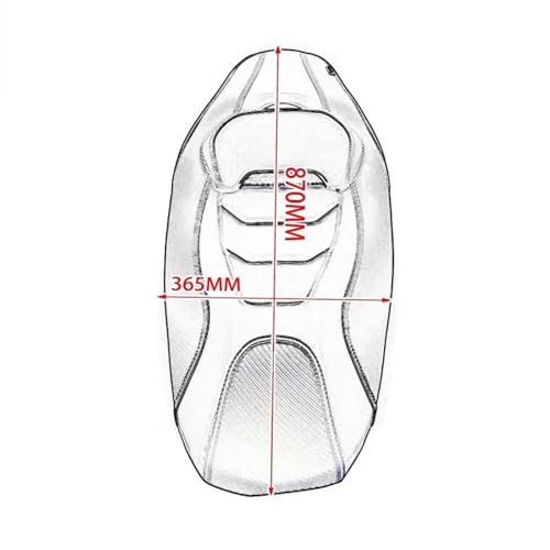 Cojín una pieza para NMAX 155 soluciona el dolor lumbar del conductor y pasajero 7