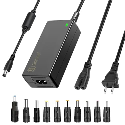 Gonine 19V 3.42A DC Power Supply Adapter 19 Volt Laptop Charger AC 100-240V 50-60hz, Compatible for 19Vdc Gateway Toshiba Acer Lenovo Asus Samsung Laptop JBL Speaker LG LCD Monitor.