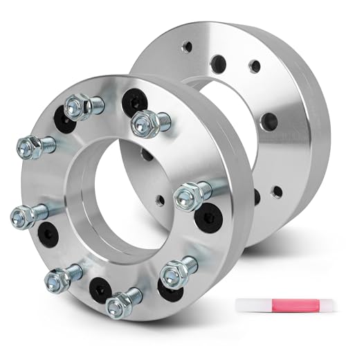 SCITOO 2Pcs Wheel Adapters 2 inch 6x5.5 to 8x6.5 Bore 108mm Studs 14x1.5 6 Lug Wheel Spacers Adapters Fit for for Chevrolet Tahoe for Chevrolet Avalanche for Chevrolet Blazer for Chevrolet