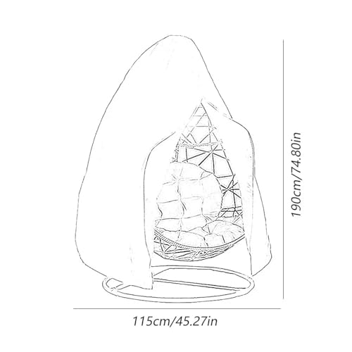 Funda de silla con cremallera resistente de alta densidad textil 7
