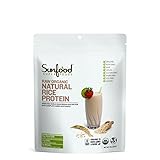 Sunfood Rice Protein, Natural, 8 Ounces, Organic, Raw