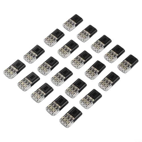 Morsettiere LED senza saldatura, 20 pezzi, D3, connessione rapida e sicura per tutti i fili, senza spelafili, accessorio elettrico