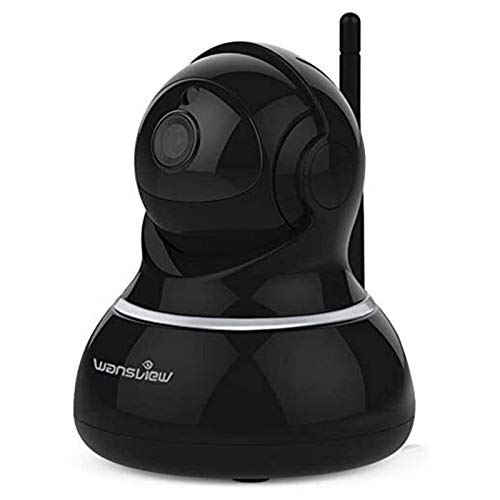 Wansview Wireless Security Camera, WiFi Home Monitor Surveillance Camera for Baby/Elder/Pet/Nanny Monitor, Pan/Tilt, Two-Way Audio & Night Vision Q3(Black)