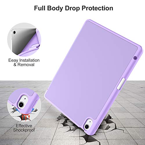 Image of Akkerds for iPad Air 11 Inch Case M4 /M3 /M2, Air 5th /4th Gen 10.9, Lavender