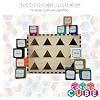 Project Genius: Chroma Cube, A Colorful Logic Puzzle, 12 Colorful Wood Blocks, 25 Brainteaser Cards, Puzzle, Great Gift, 1 Player Game Logic