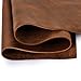 Genuine Leather Tooling Sheets 1.8-2.0MM Thick Genuine Top Full Grain Oil Tan Crazy Horse Cowhide Leather Sheets for Crafts Tooling Sewing Wallet Earring Hobby (Light Brown, 8